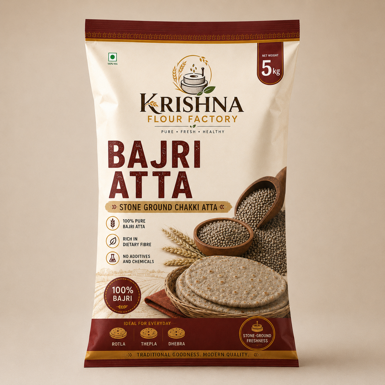 5KG BAJRI ATTA